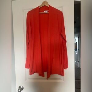 Market & Spruce Orange Cardigan, size 2x, worn once